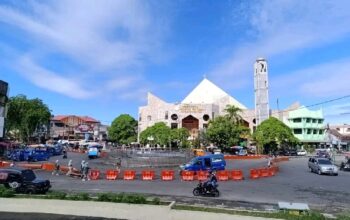 Kawasan Air Mancur Pasar Raya Padang Akan Disulap Ala 'Time Square'