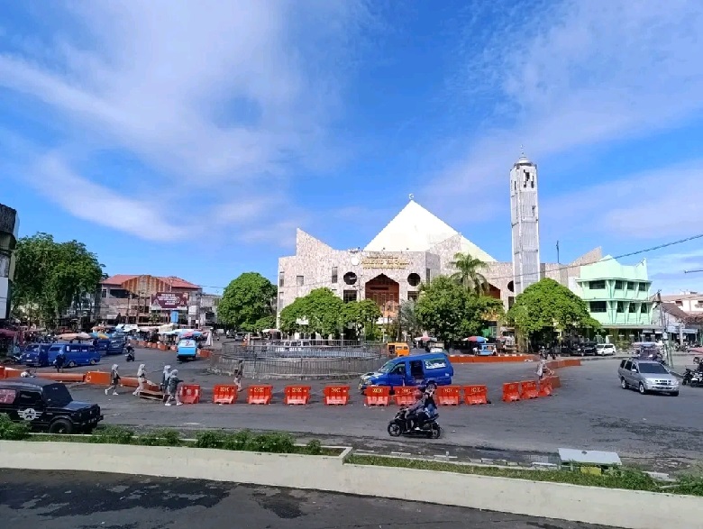 Kawasan Air Mancur Pasar Raya Padang Akan Disulap Ala 'Time Square'