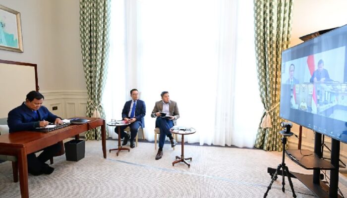 Prabowo Pimpin Ratas Bahas Penertiban Kawasan Hutan dari London