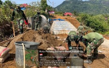 Pemulihan Infrastruktur Pascabencana, Pemko Padang dan TNI Bangun 3 Jembatan